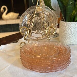 Hazel Atlas Royal Lace Small Plates (8)